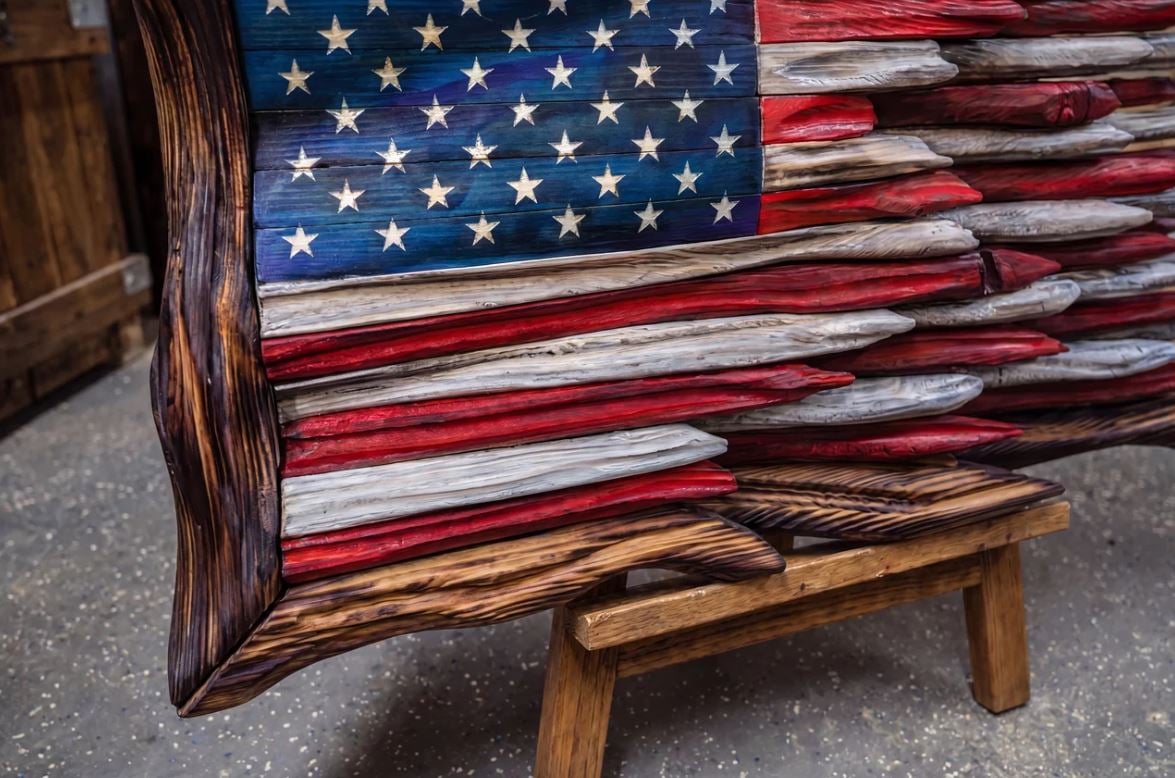 🔥Father’s Day 49% OFF - 🇺🇸 Battle Worn Wooden Flag | Handcrafted Patriotic Wall Art by Veteran