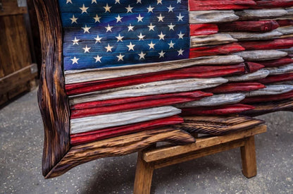 🔥Father’s Day 49% OFF - 🇺🇸 Battle Worn Wooden Flag | Handcrafted Patriotic Wall Art by Veteran