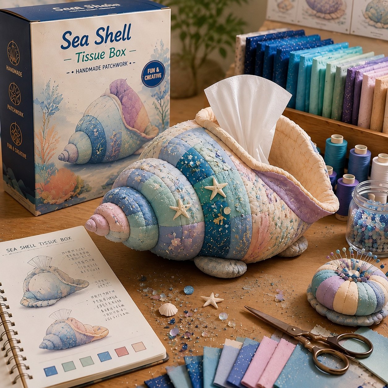 🐳 DIY Ocean Animal Tissue Box Kit✨❤️‍🔥BUY 2 GET FREE SHIPPING