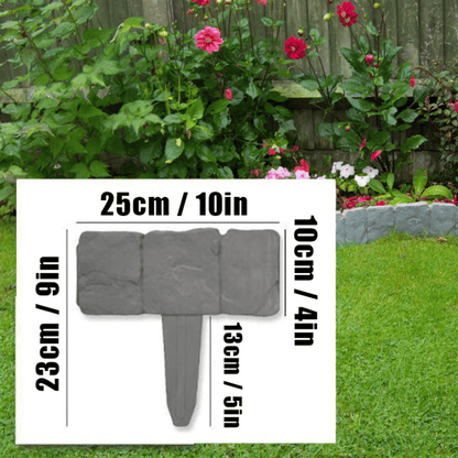 ⚡Hot Sales 49% OFF🔥Imitation Stone Garden Fence - DIY Garden Edging Border