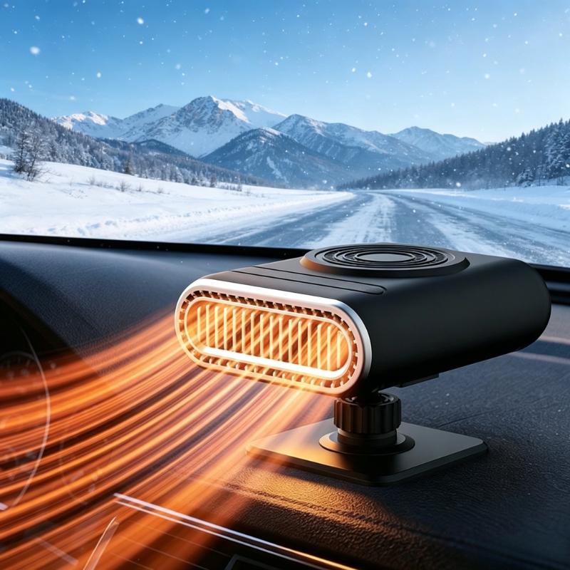 🎁Black Friday Special Discount✨🚙12V Portable Car Heater - 12v Power, Adjustable Defogging Windshield Demister