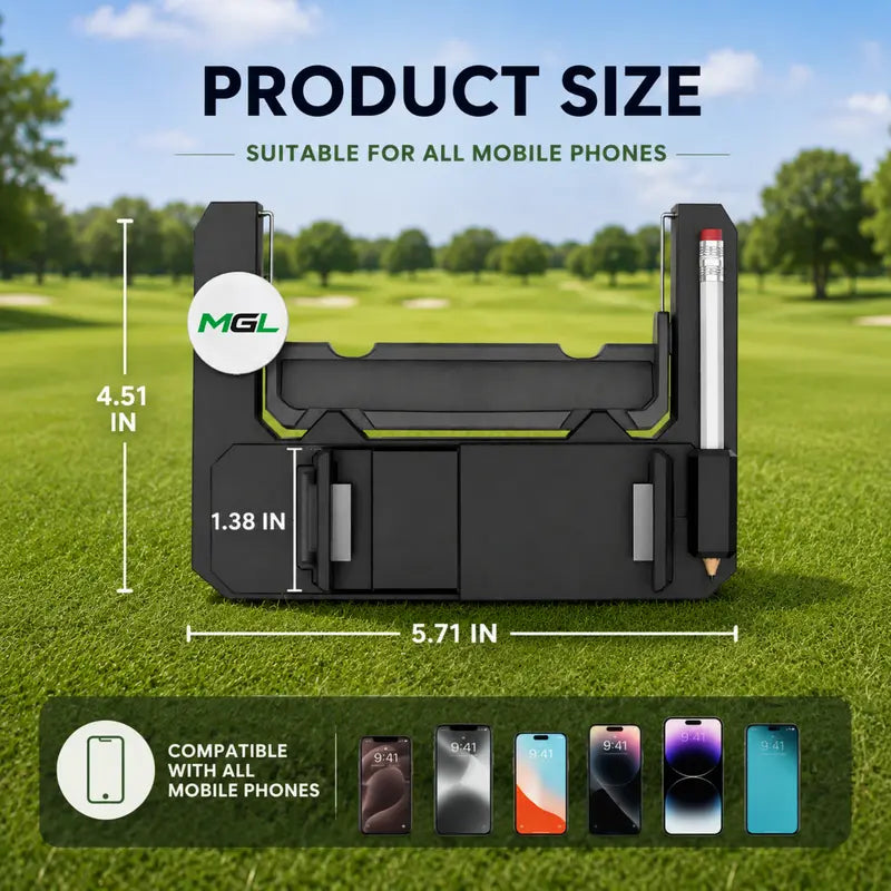 🚗📱 Golf Cart Steering Wheel Phone Mount