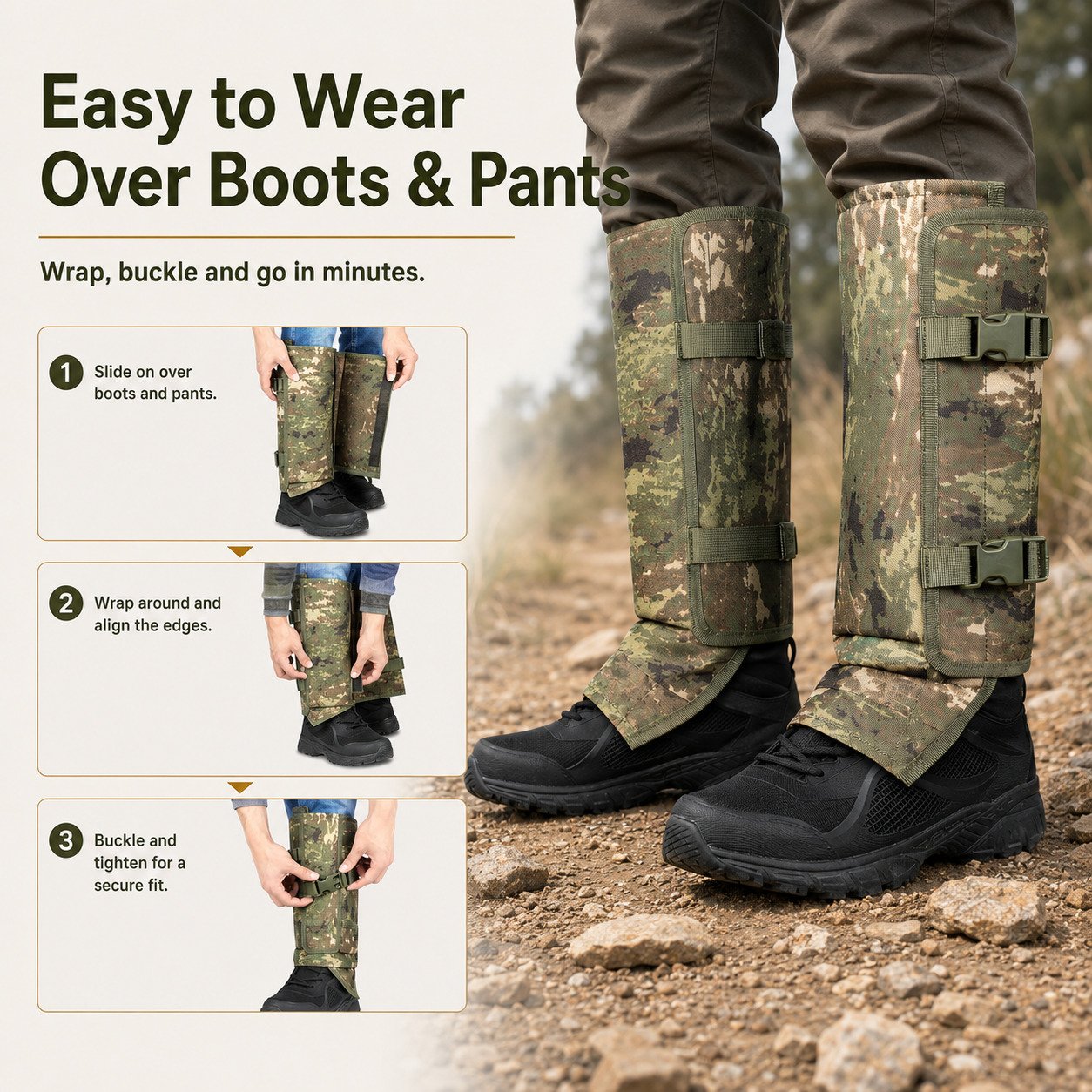 🔥Snake Bite & Puncture Resistant Hunting Leg Warmers