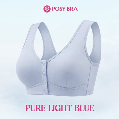 Posy Bra - Front Closure Breathable Cotton Lifting Bra for Seniors