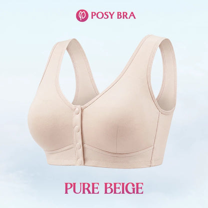 Posy Bra - Front Closure Breathable Cotton Lifting Bra for Seniors