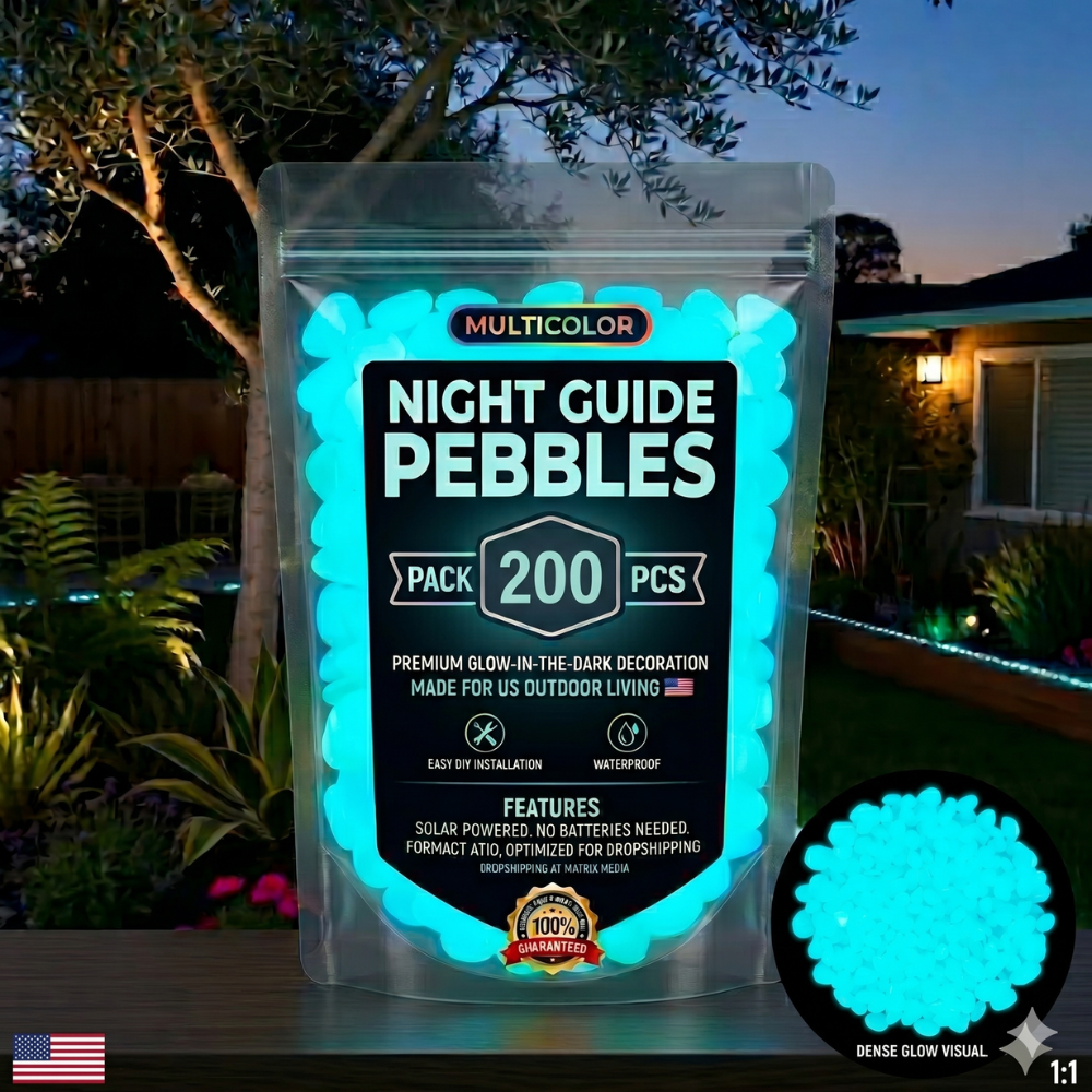 💥LAST DAY SALE 50%OFF💥🌈Colorful Glow-in-the-Dark Garden Stones☔