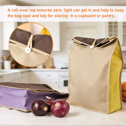 ✨Reusable Self Sealing Potato & Onion Storage Bags