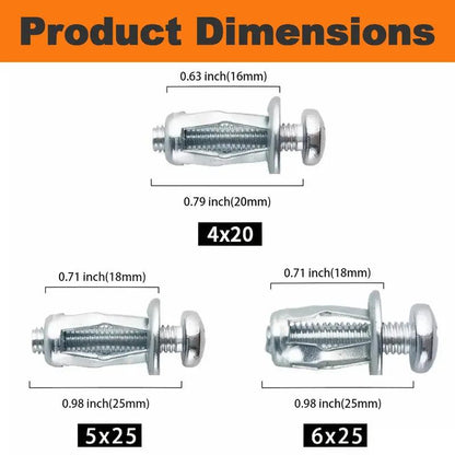🔥 MUST-HAVE TOOLBOX UPGRADE: 30Pcs / 90Pcs Heavy-Duty Expansion Nut Set 📦
