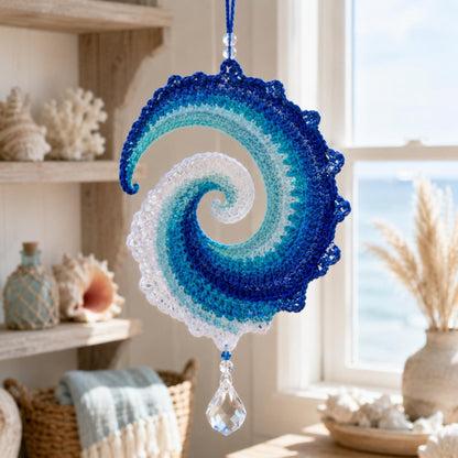 🌊🧵DIY crocheted weather vane kit "Ocean Wave"