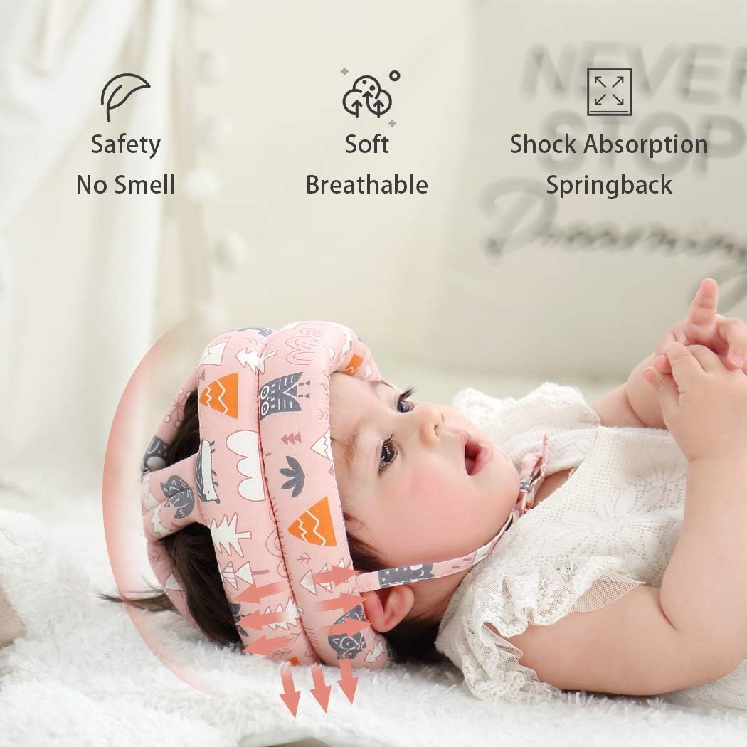 Baby Safety Anti-Collision Hat, Head Protector,Breathable Washable All-Season Cap
