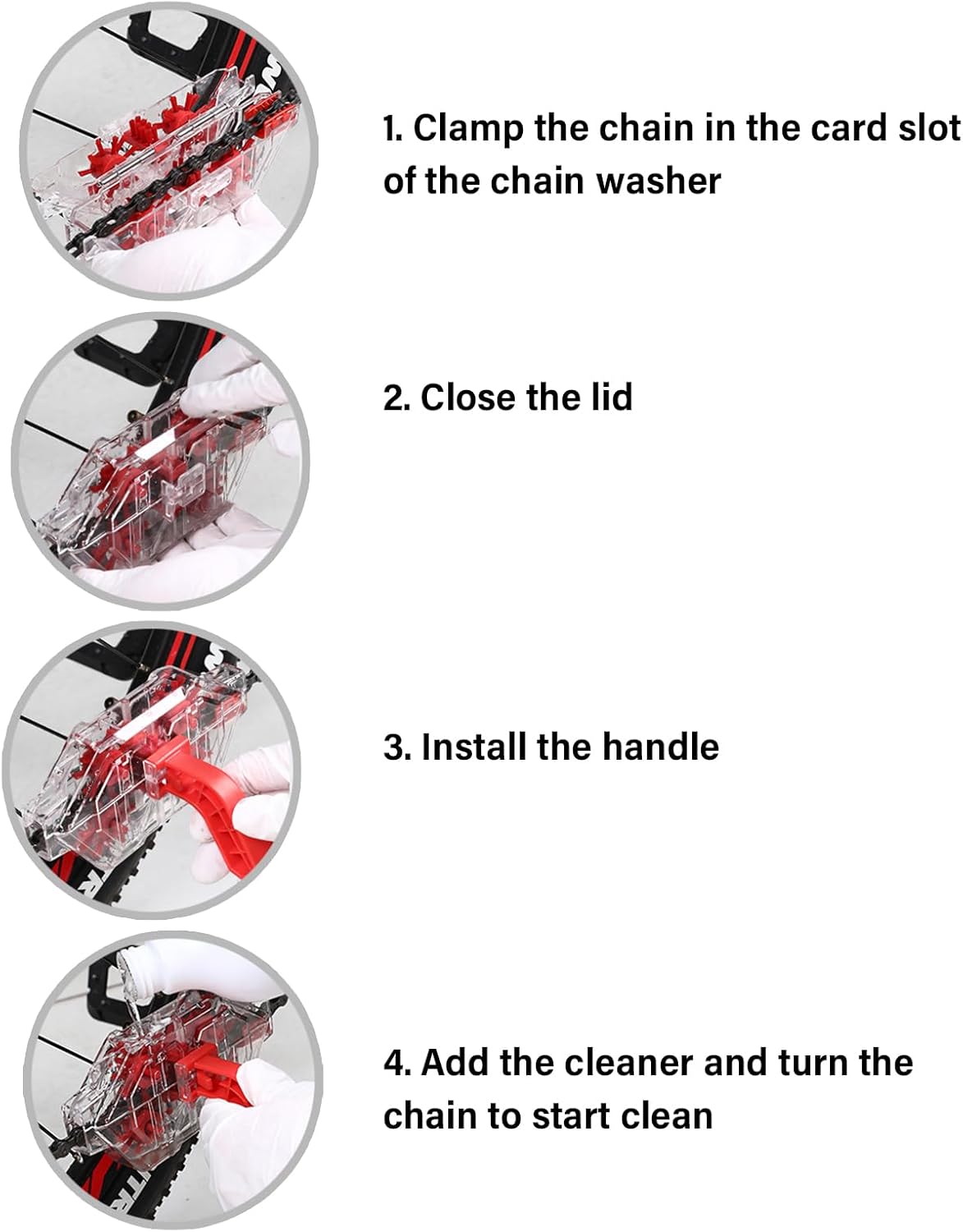 🚴‍♂️ Professional 360° Bike Chain Scrubber | Ultimate Bicycle Cleaner Washer for MTB & Road Bikes ✨