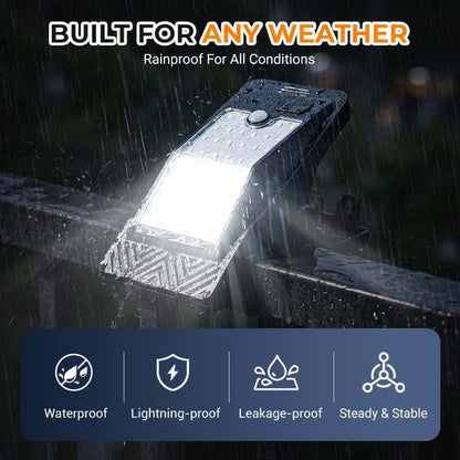 ☀️ Solar Clip Light with Motion Sensor – 2-Pack, 3 Modes, Waterproof Outdoor Light for Fence, Patio, Camping & Garage