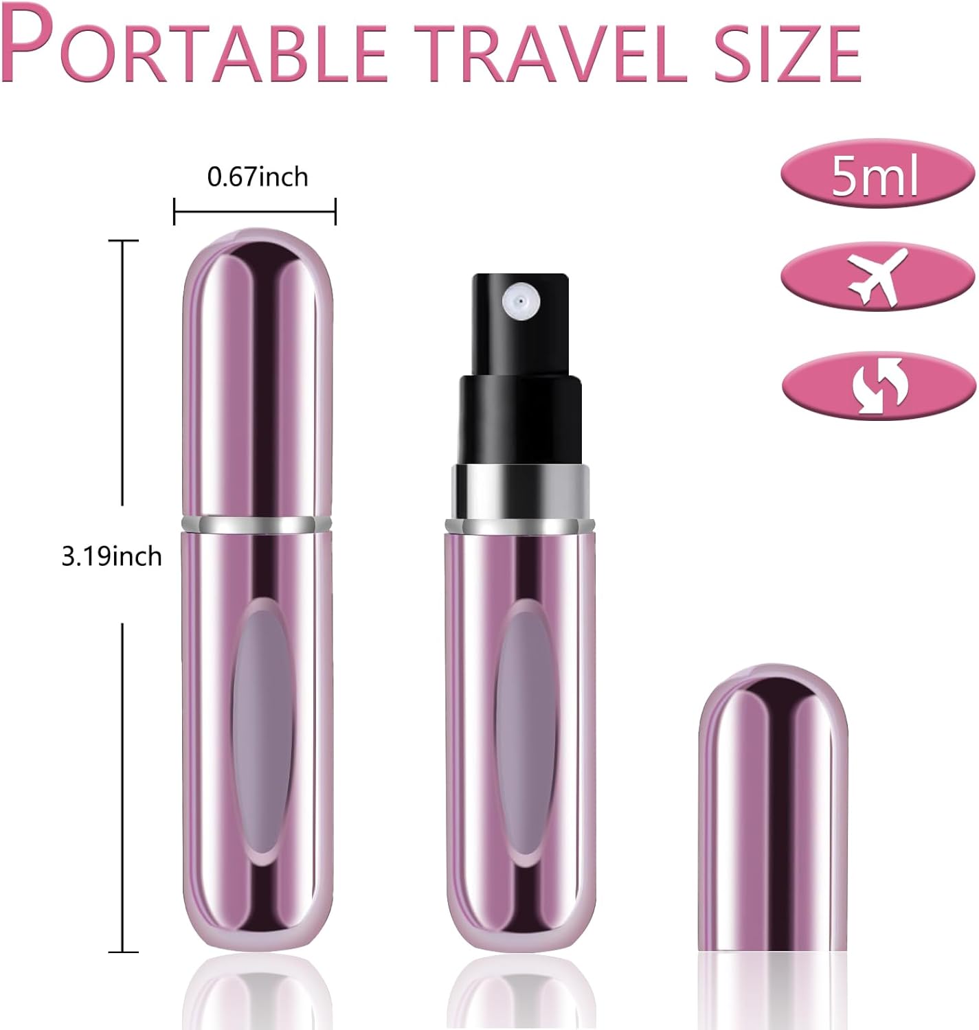 Refillable Travel Perfume Atomizer