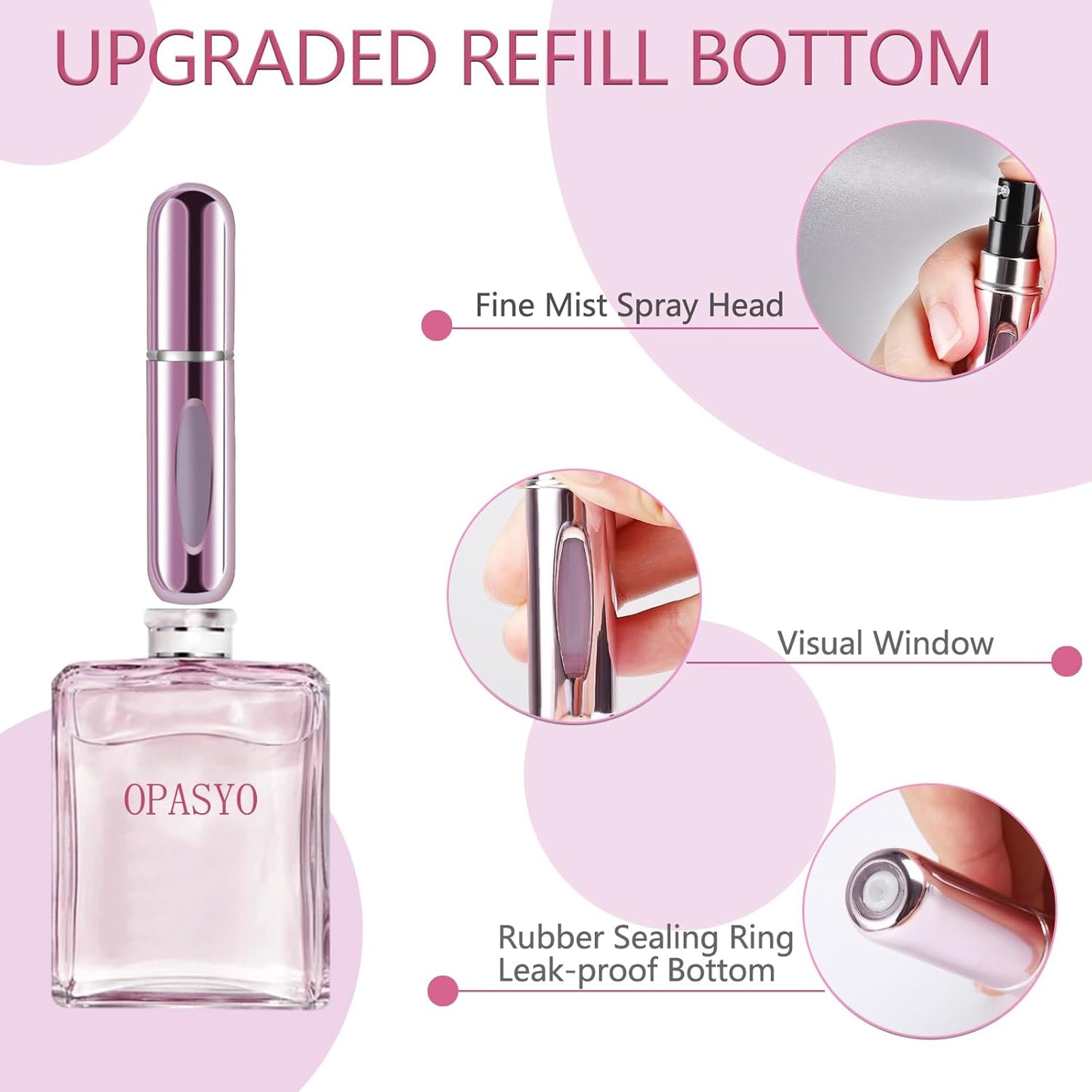 Refillable Travel Perfume Atomizer