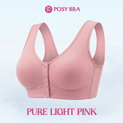 Posy Bra - Front Closure Breathable Cotton Lifting Bra for Seniors