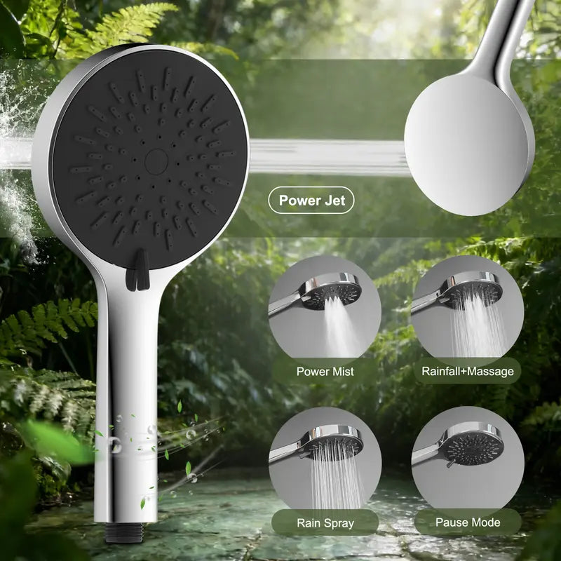 🚿 Luxury 3-Way Rainfall Shower Head Combo System 🚿