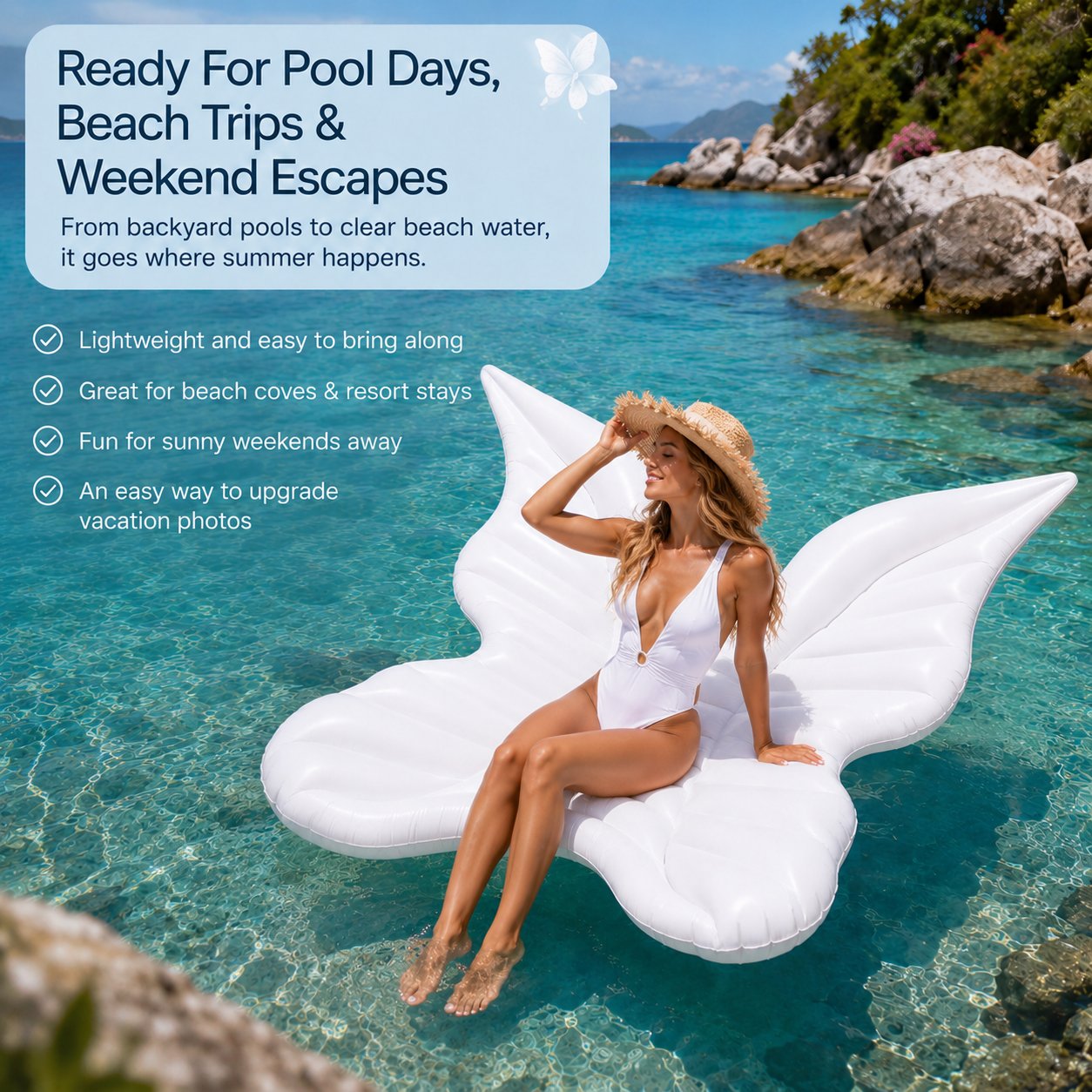 🦋Butterfly Wing Pool Float