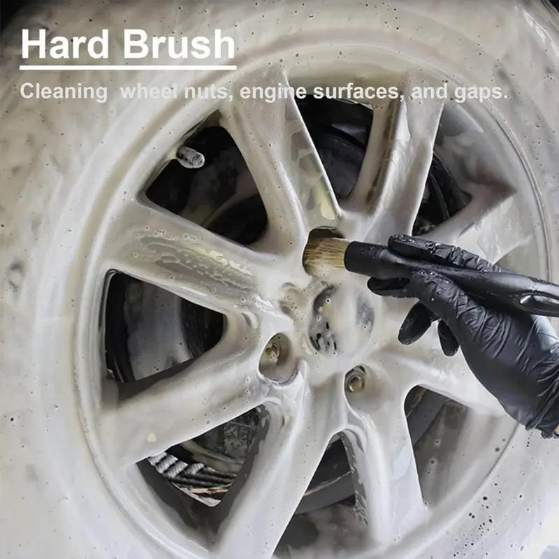 4-Pack Car Detailing Brushes – Soft & Scratch-Free