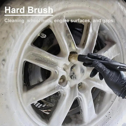 4-Pack Car Detailing Brushes – Soft & Scratch-Free