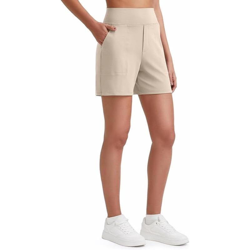 🏋️‍♀️🏃‍♀️Women’s High-Waist Athletic Shorts – Running & Yoga Summer Shorts with Pockets(🔥Buy 2 Get EXTRA  10% OFF)