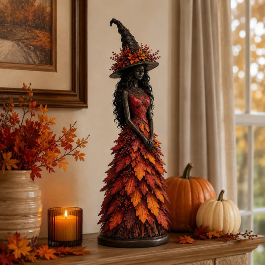 🔥LAST DAY 50% OFF - 🧙‍♀️Enchanted Autumn Witch Figurine