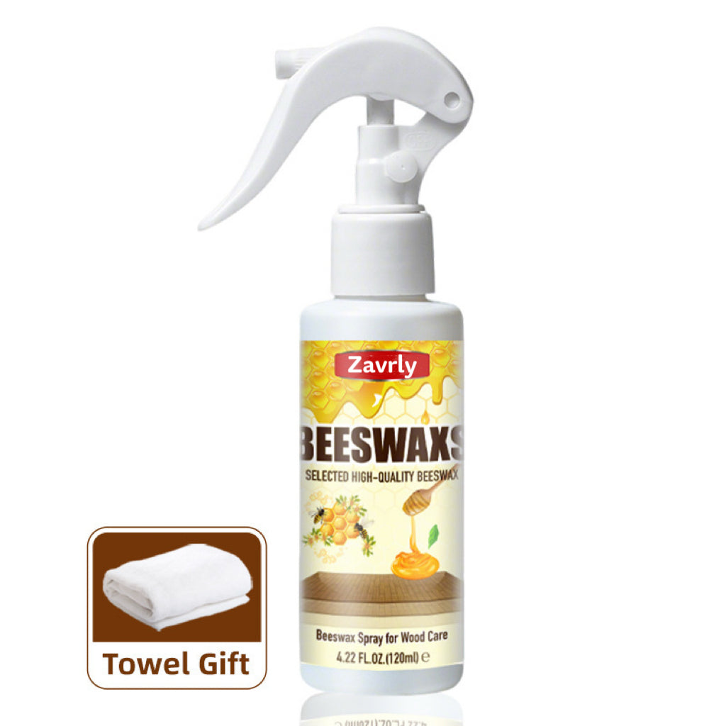 🎉🎉Beeswax Wood Polish Spray 120ml | Natural Shine & Protection for Furniture, Floors, Cabinets – Non-Greasy, Anti-Dust Finish