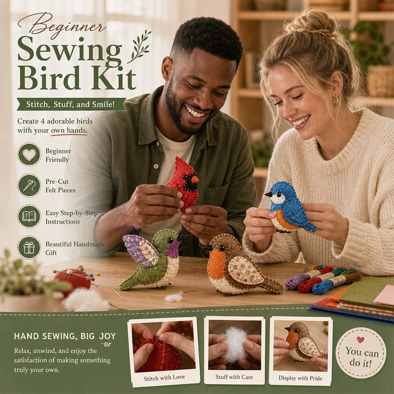 ☕ Unplug & unwind: The beginner-friendly DIY animal craft kits for a perfectly cosy, screen-free afternoon! 🐦