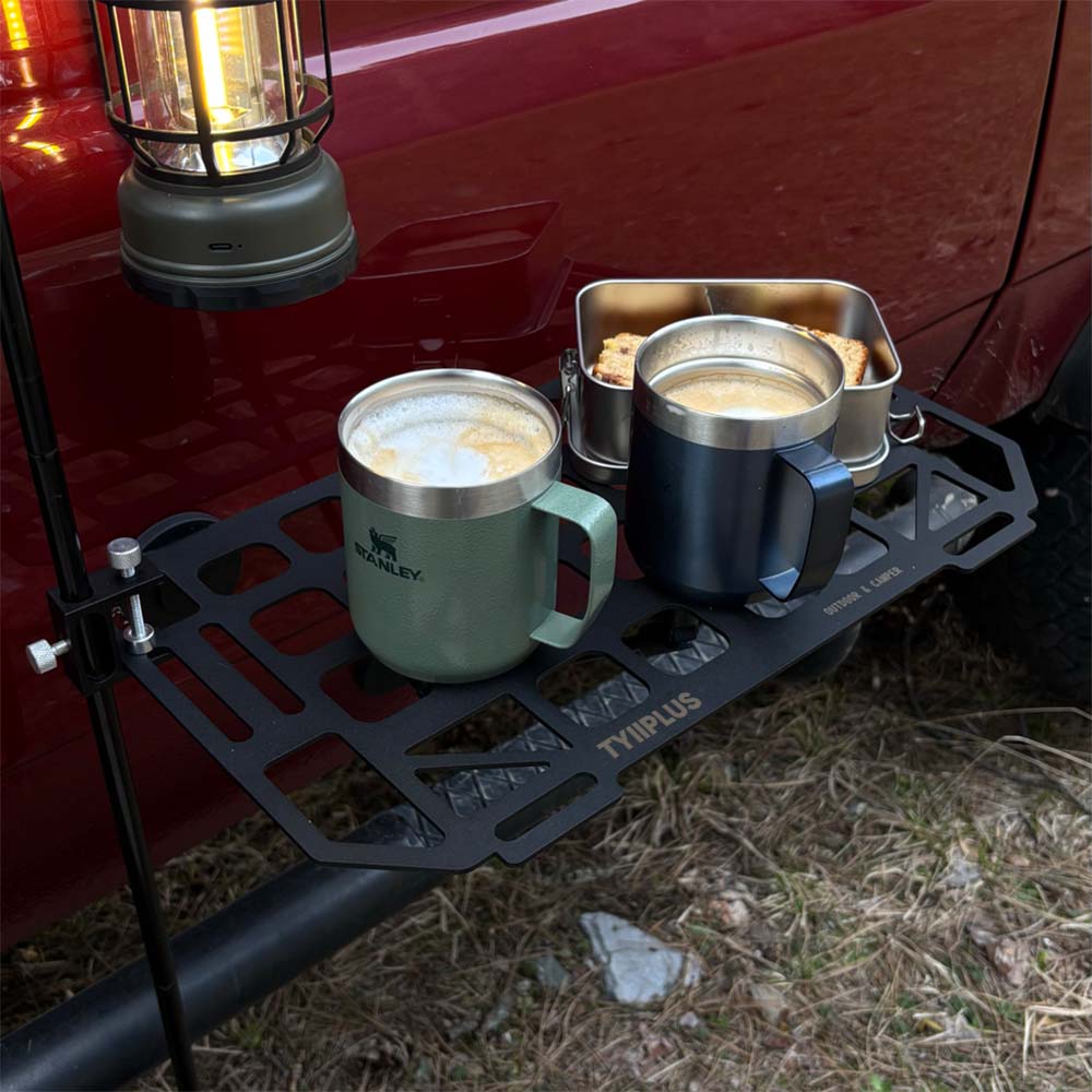 🚗Heavy-Duty Magnetic Vehicle Side Table | Portable Grid Camp Desk