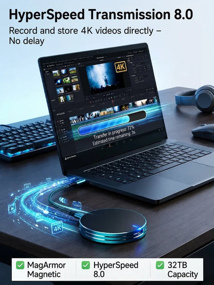 C Magnetic Anti-Lost Portable SSD External Solid State Drive