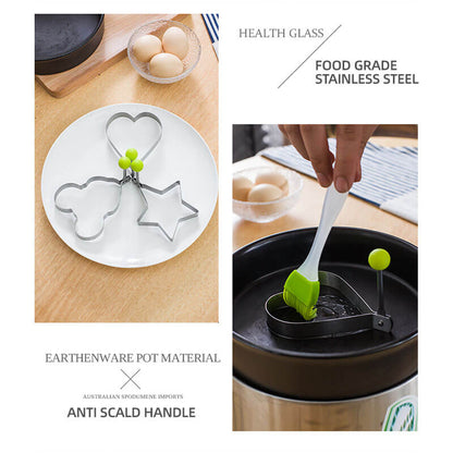 🔥Last Day Sale 49%🔥Stainless Steel Fried Egg Molds(5 Pcs)