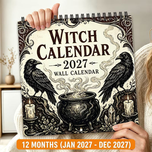 Black Friday Deal: 2027 Gothic Crow Steampunk Decorative Calendar