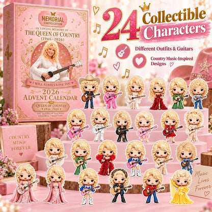🎤💖 Dolly Advent Calendar — 24 Days of Country Glam & Collectible Surprises!