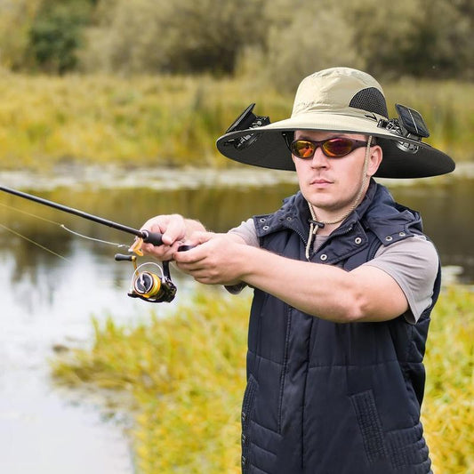 Ultralight Solar Fan Sun Hat – Lighter Than a Baseball! ⚾