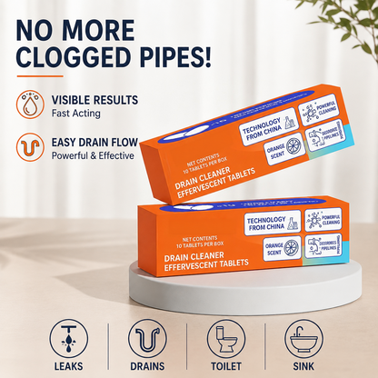 🔥LAST DAY ONLY | 24% OFF🔥Kitchen Bathroom Drain Odor Eliminating Effervescent Tablets