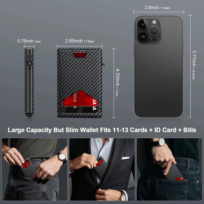 🎁⚡Black Friday Mega Deal✨Men's RFID Minimalist Bifold Wallet💳