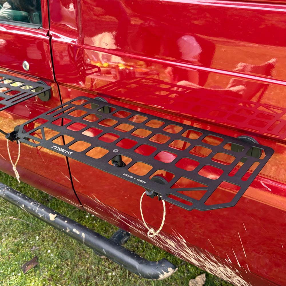 🚗Heavy-Duty Magnetic Vehicle Side Table | Portable Grid Camp Desk