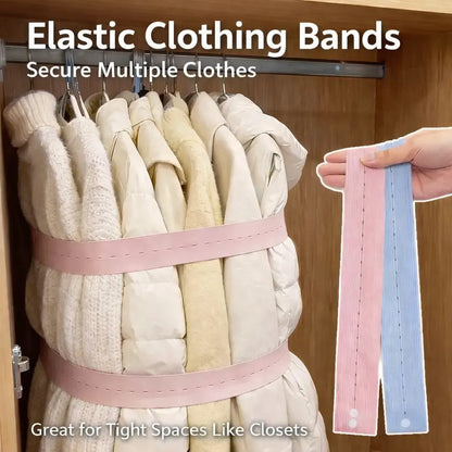 Closet Space Saver | Elastic Clothing Bands For Tidy Storage