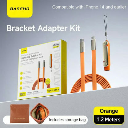 🔥Hot Sale 49% off🌟🔌 240W Super Fast Charging 360° Rotating Invisible Stand