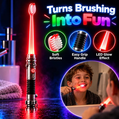 🔥HOT SALE🔥Galactic Glow Toothbrush – LED Light-Up Manual Toothbrush