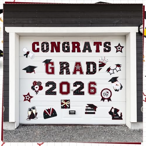 🎓 2026 Grad Car Magnets 🧲 – 20-Piece Set for Celebration Decor (Cars, Fridges & More)