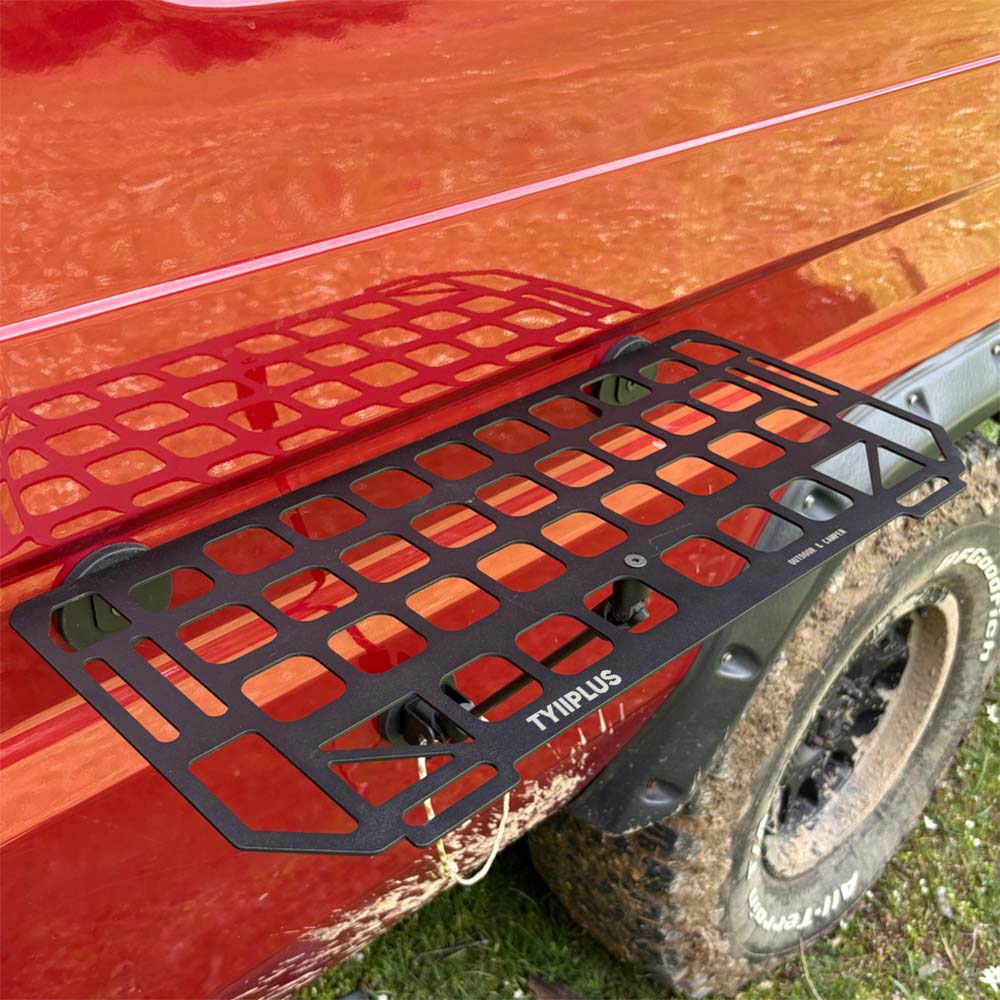 🚗Heavy-Duty Magnetic Vehicle Side Table | Portable Grid Camp Desk