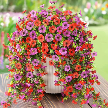 🌷Outdoor cascading daisy and eucalyptus flowers – UV resistant