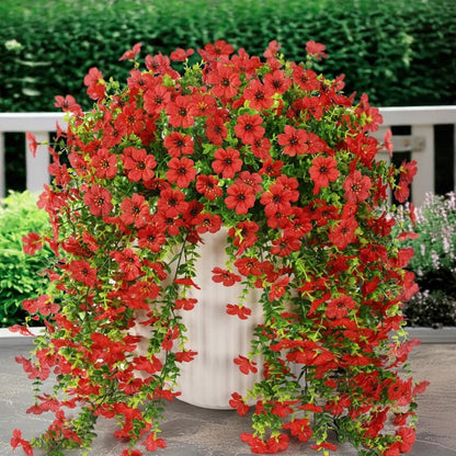 🌷Outdoor cascading daisy and eucalyptus flowers – UV resistant