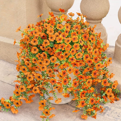 🌷Outdoor cascading daisy and eucalyptus flowers – UV resistant