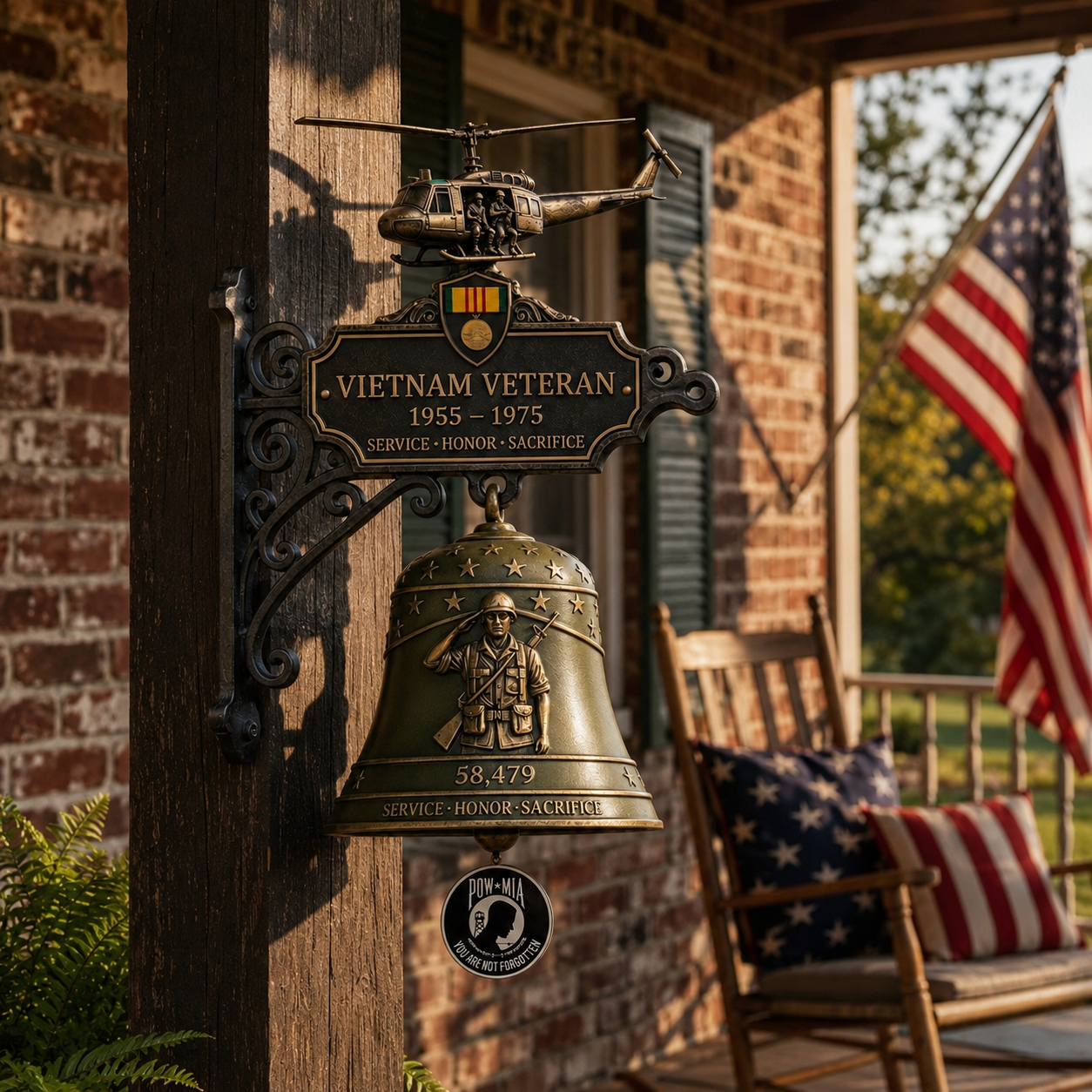🔔 Last Day Promo: 50% OFF -Vietnam Veteran Tribute Wall Bell