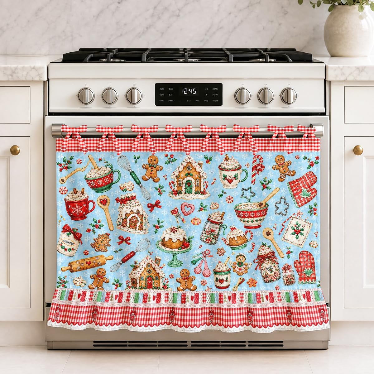 Handmade Oven Skirt for Kitchen Decor