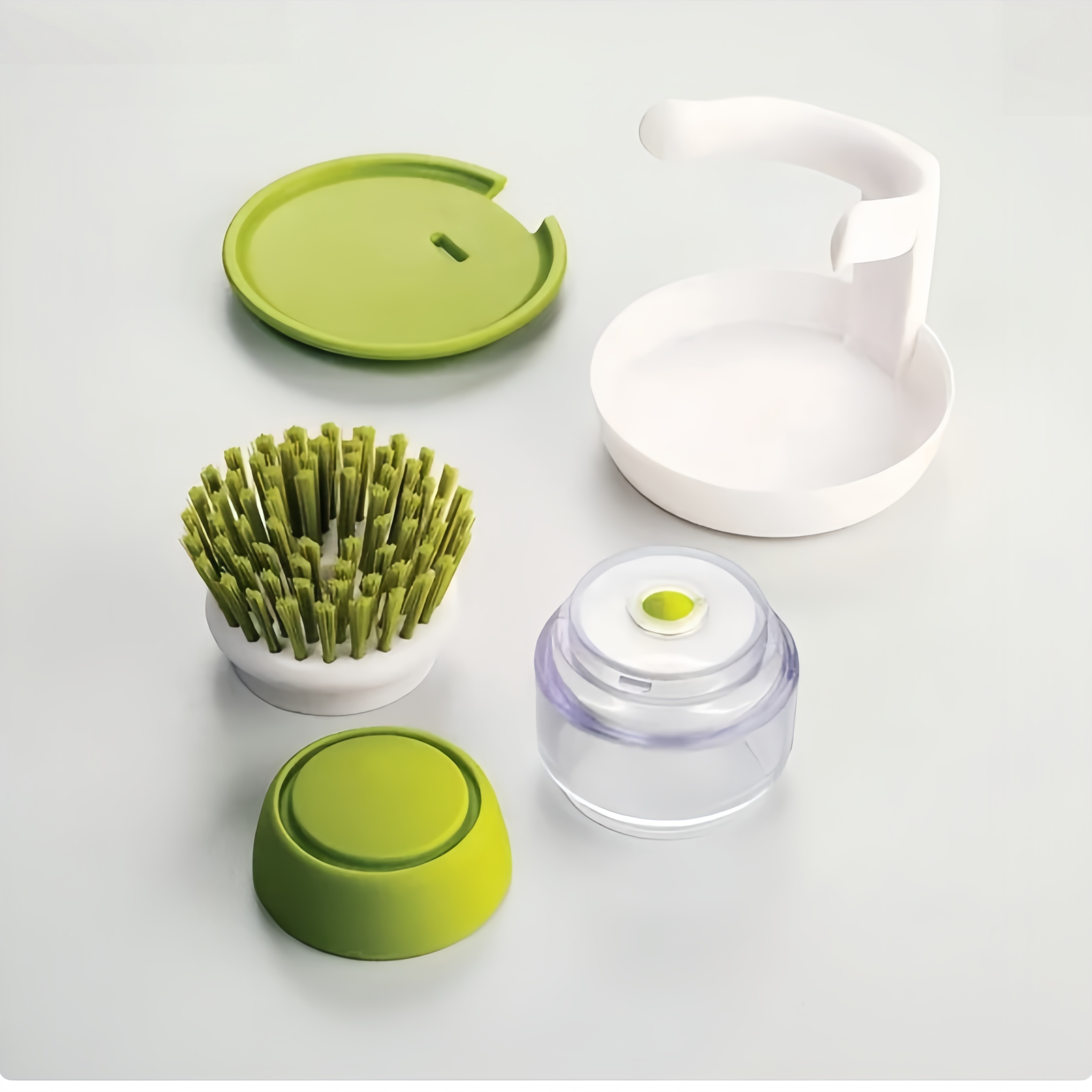Comfort grip dish brush