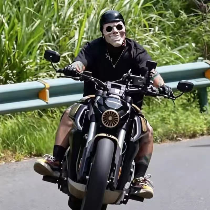New motorcycle mask Boris the Man in Black mask