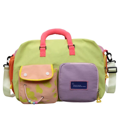 🏆LAST DAY SALE 49% OFF🔥Casual Color Block Overnight Bag