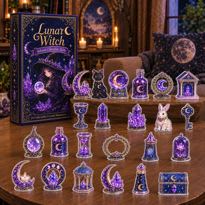 ⏳2D- 49% OFF – 🔮 2026 Crystal Witch Advent Calendar | 24 Days of Mystical Miniatures, Crystal-Inspired Surprises & Witchy Fantasy Charm ✨